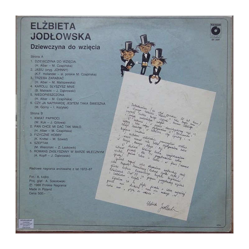 Jodłowska Elźbieta - Dziewczyna do wzięcia