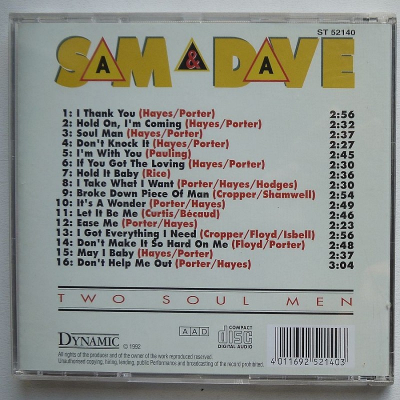 Sam & Dave - Two Soul Man