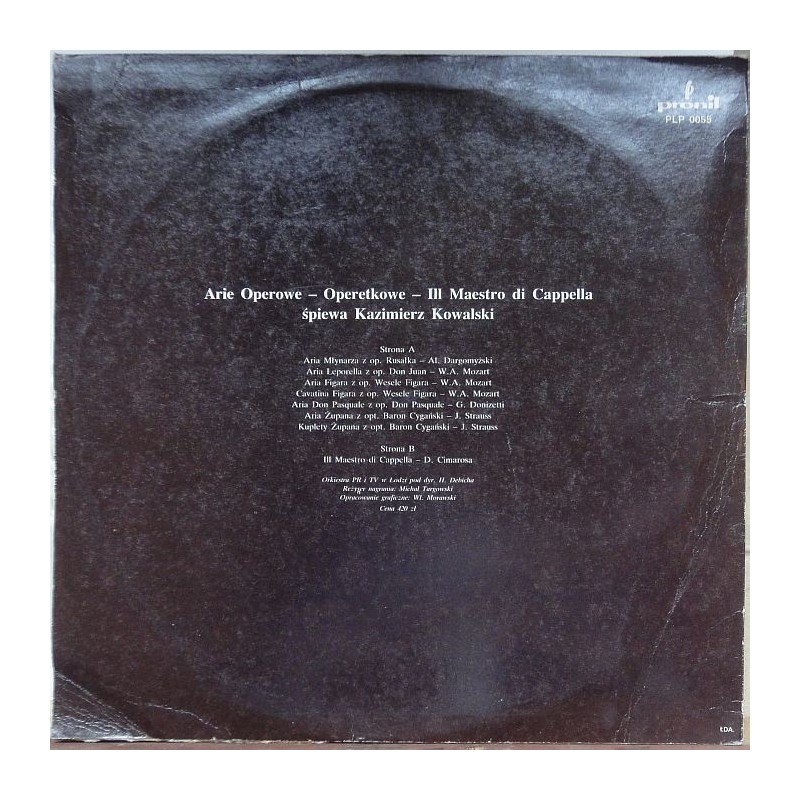 Kowalski Kazimierz - Arie operowe i operetkowe