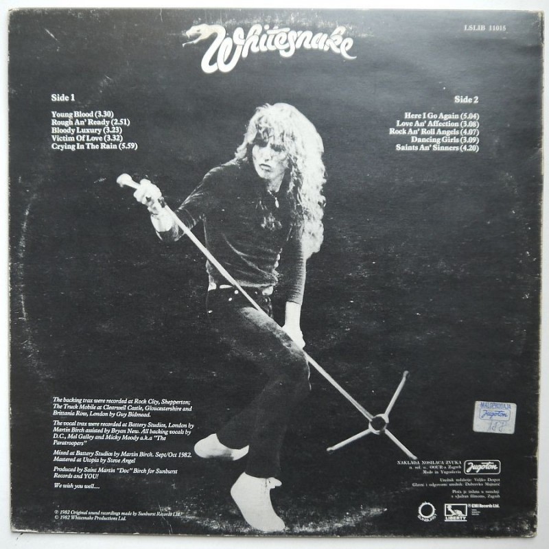 Whitesnake - Saints & Sinners