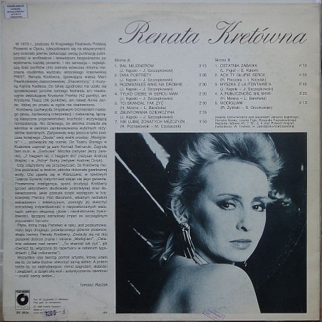 Kretówna Renata - Bal Milionerów