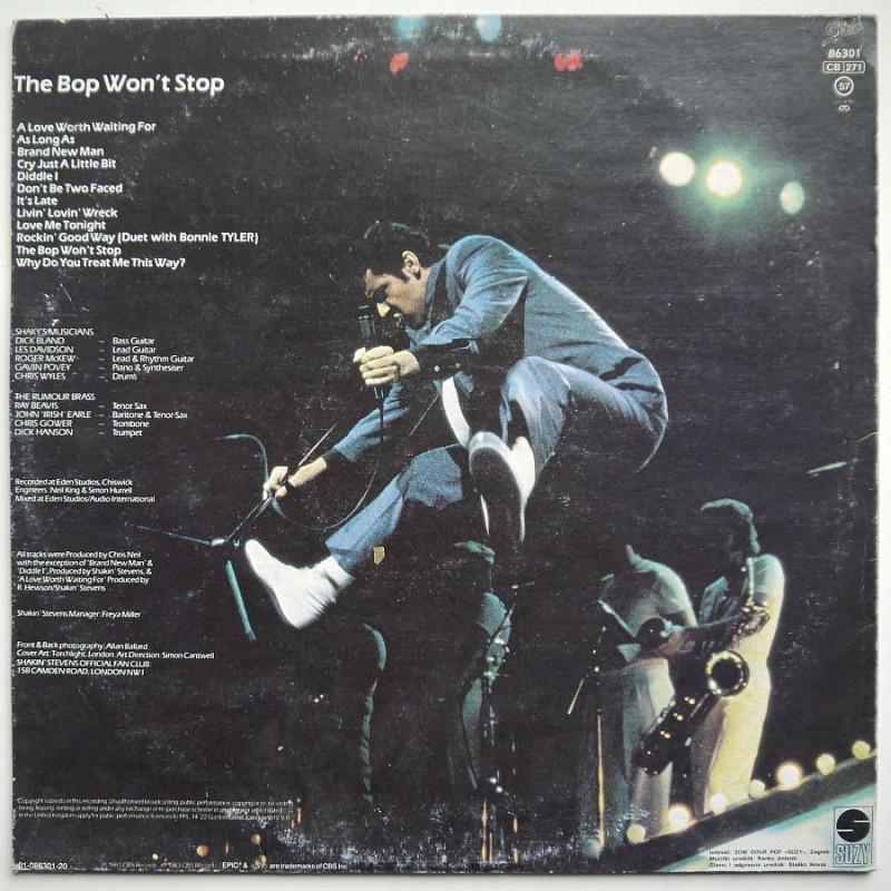 Shakin Stevens - The Bop Won't Stop