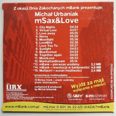 Michał Urbaniak - mSax and Love