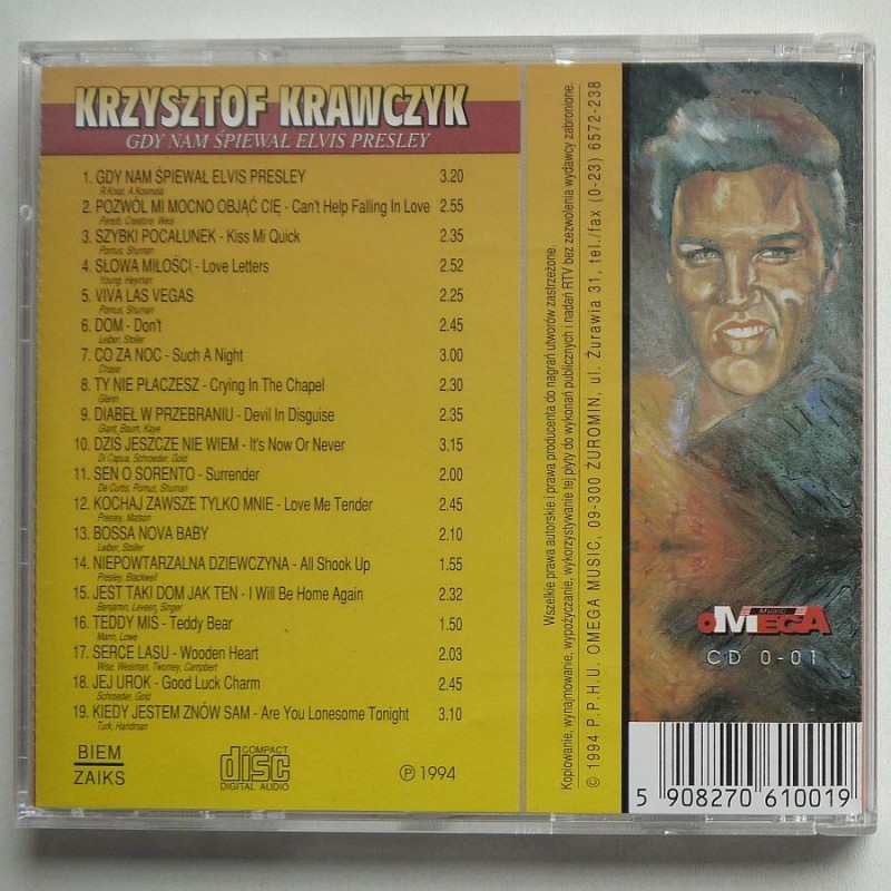 Krawczyk Krzysztof - Gdy nam śpiewał Elvis Presley