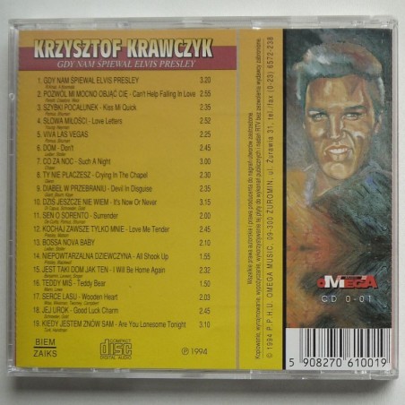 Krawczyk Krzysztof - Gdy nam śpiewał Elvis Presley