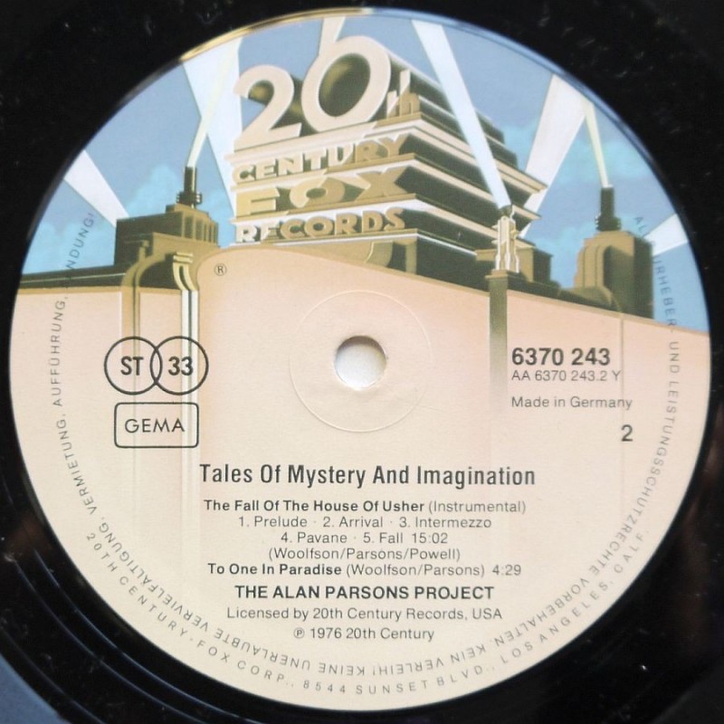 Alan Parsons Project, The - Tales Of Mystery...