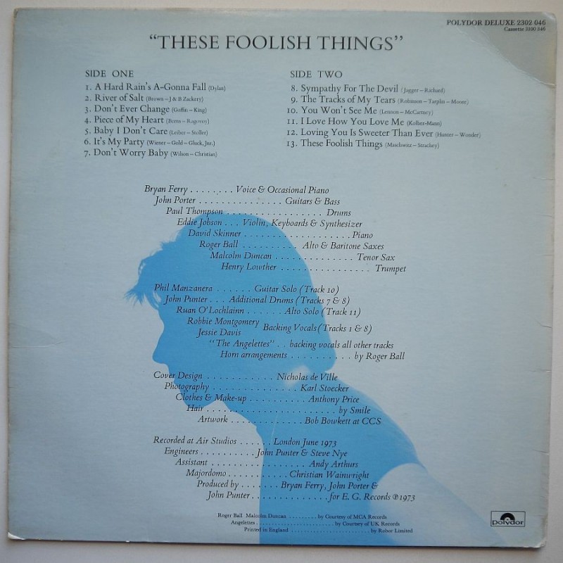 Bryan Ferry - These Foolish Things