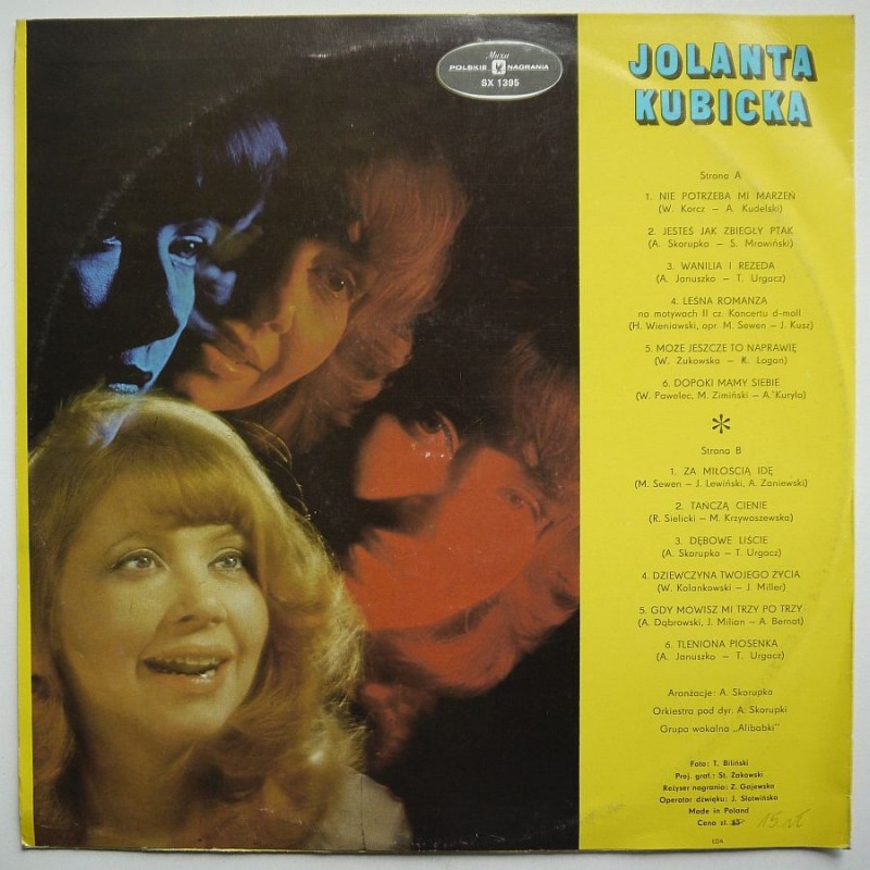 Kubicka Jolanta - Za miłością idę