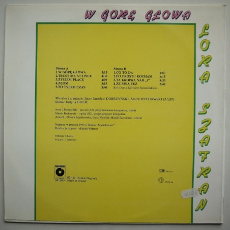 Szafran Lora - W górę głowa!