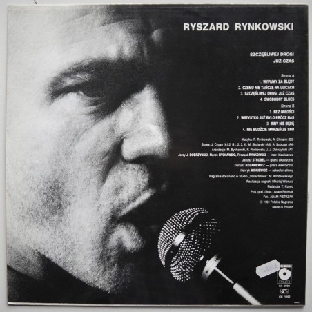 Rynkowski Ryszard - Szczęśliwej drogi już czas