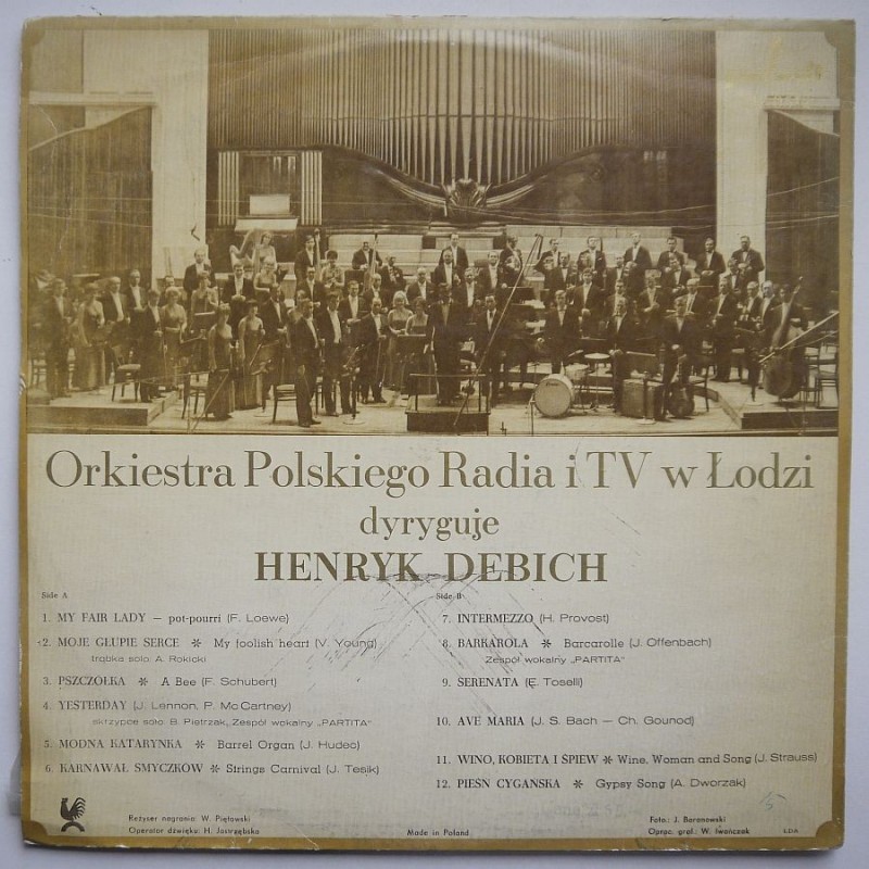 Orkiestra polskiego radia i TV w Łodzi dyr....