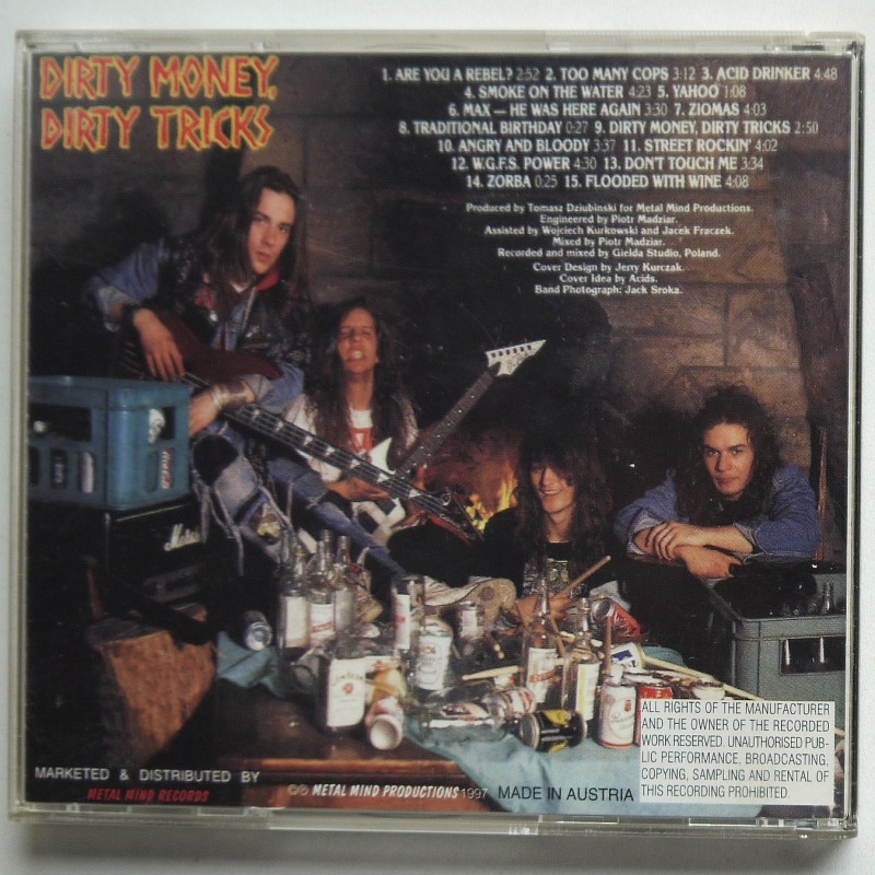 Acid Drinkers - Dirty Money, Dirty Tricks
