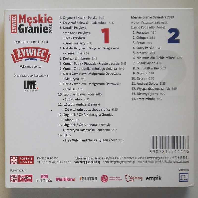 Składanka - Męskie Granie 2018 (2cd)