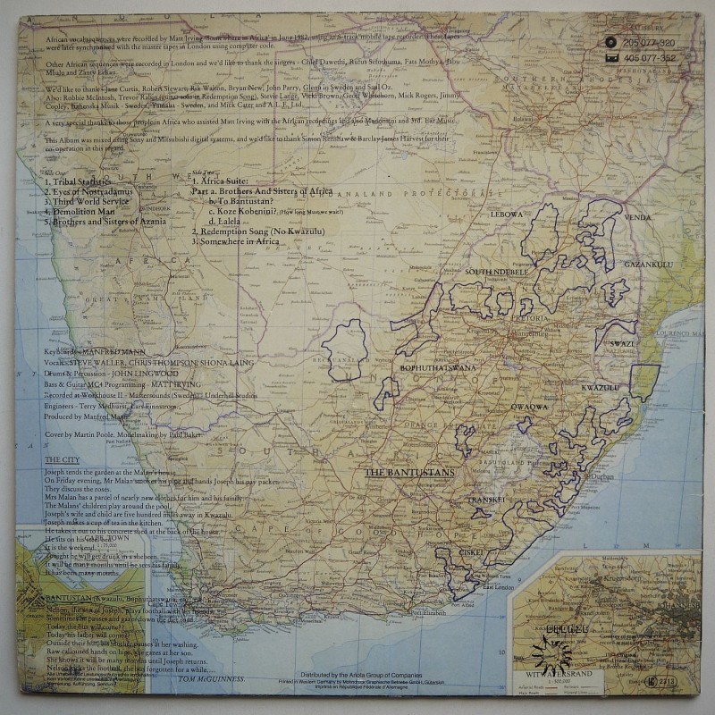 Manfred Mann's Earth Band - Somewhere In Afrika