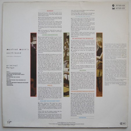 Manfred Mann's Earth Band With Chris Thompson - Criminal Tango