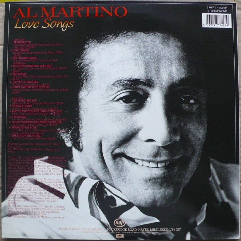 Al Martino - Love Songs