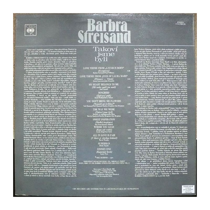 Barbra Streisand - Takovi jsme byli