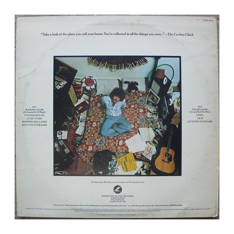 Dean Friedman - "Well, Well," Said The Rocking...