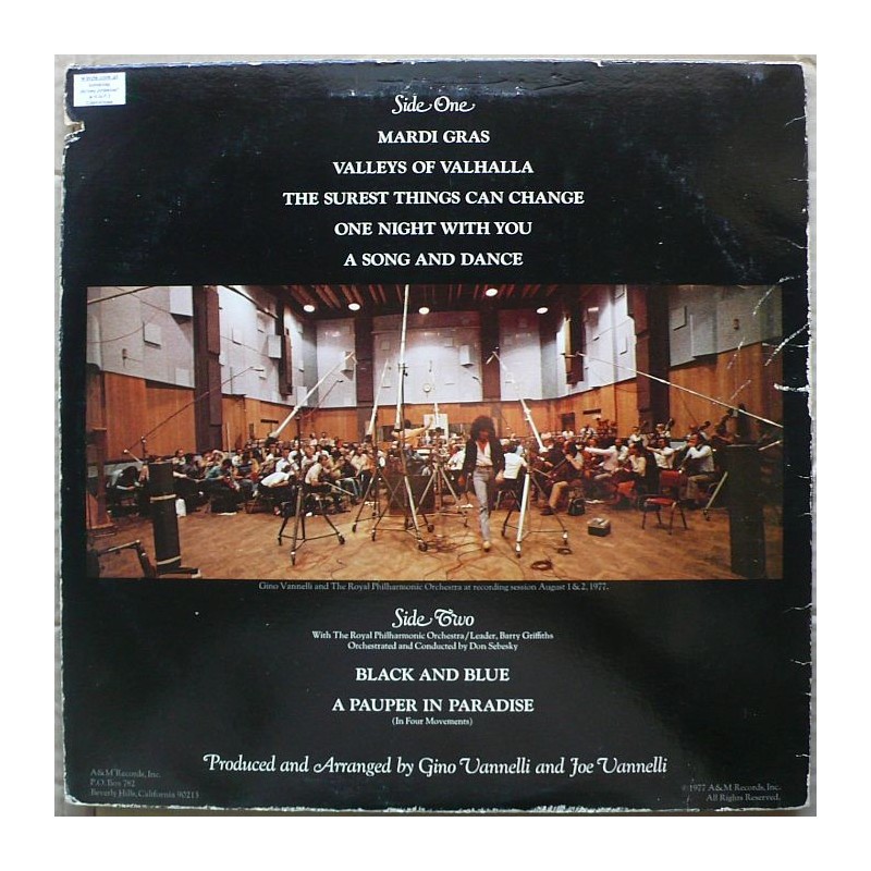 Gino Vannelli - A Pauper In Paradise