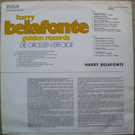 Harry Belafonte - Golden Records