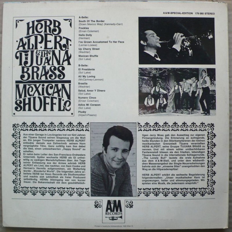 Herb Alpert & The Tijuana Brass Mexican Shuffle