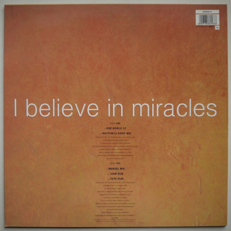 Pasadenas, The - I Belive in Miracles (12’’)