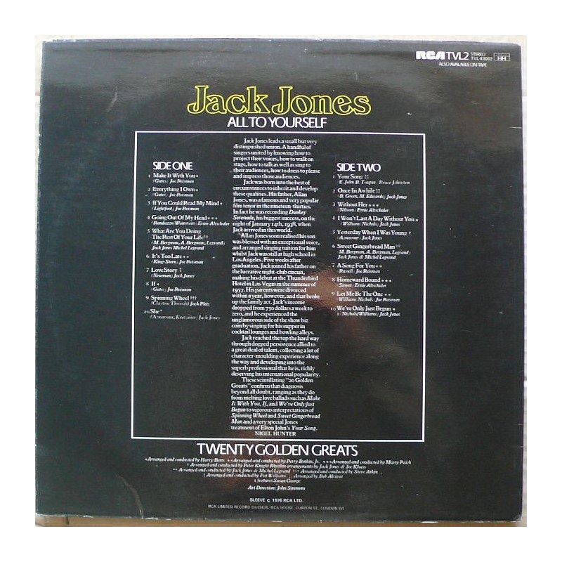 Jack Jones - All To Yourself