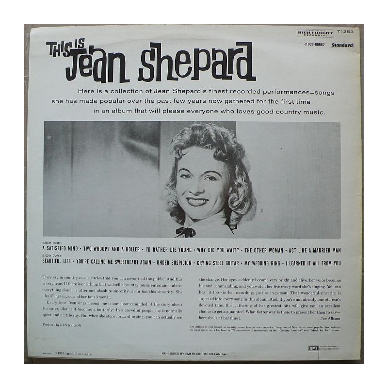 Jean Shepard - This is Jean Shepard