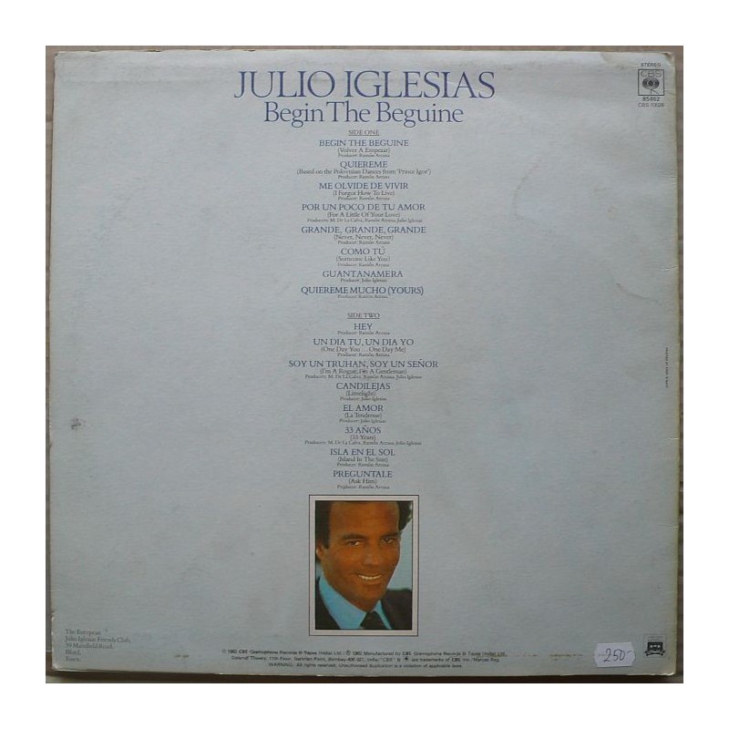 Julio Iglesias - Begin The Beguine