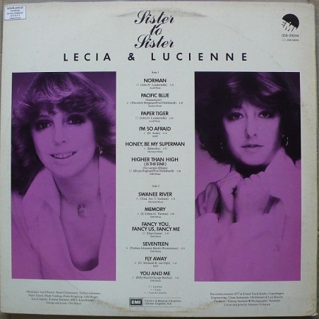 Lecia & Lucienne - Sister To Sister
