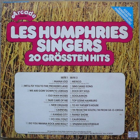 Les Humphries Singers,The - 20 grossten hits