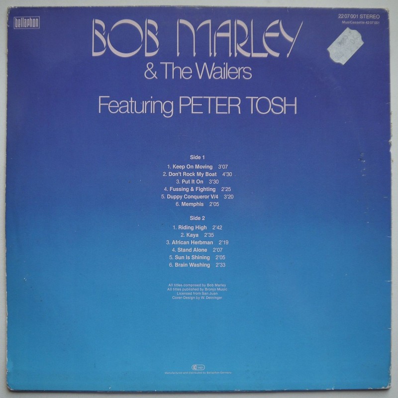 Bob Marley and The Wailers Feat. Peter Tosh