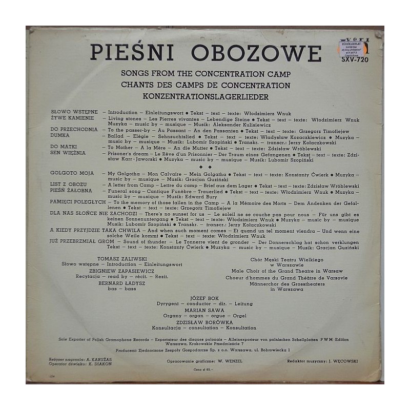Chór Męski Teatru Wielkiego w Warszawie -...