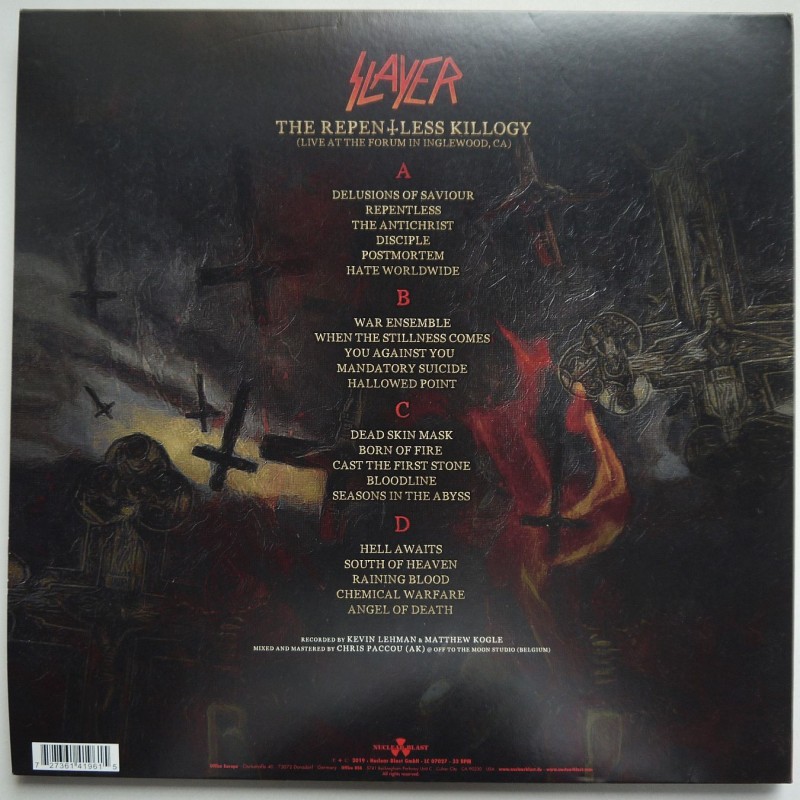 Slayer - The Repentless Killogy – Live (2lp)