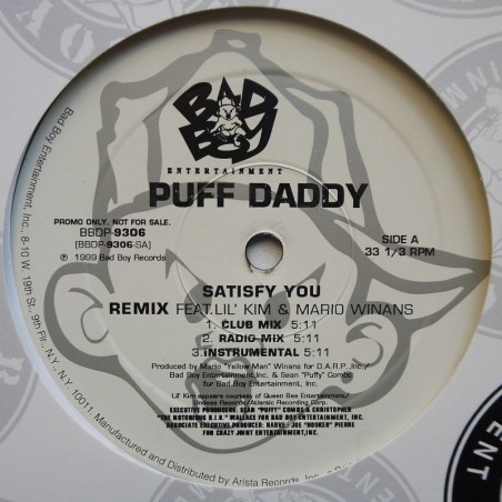 Puff Daddy - Satisfy You (12’’)