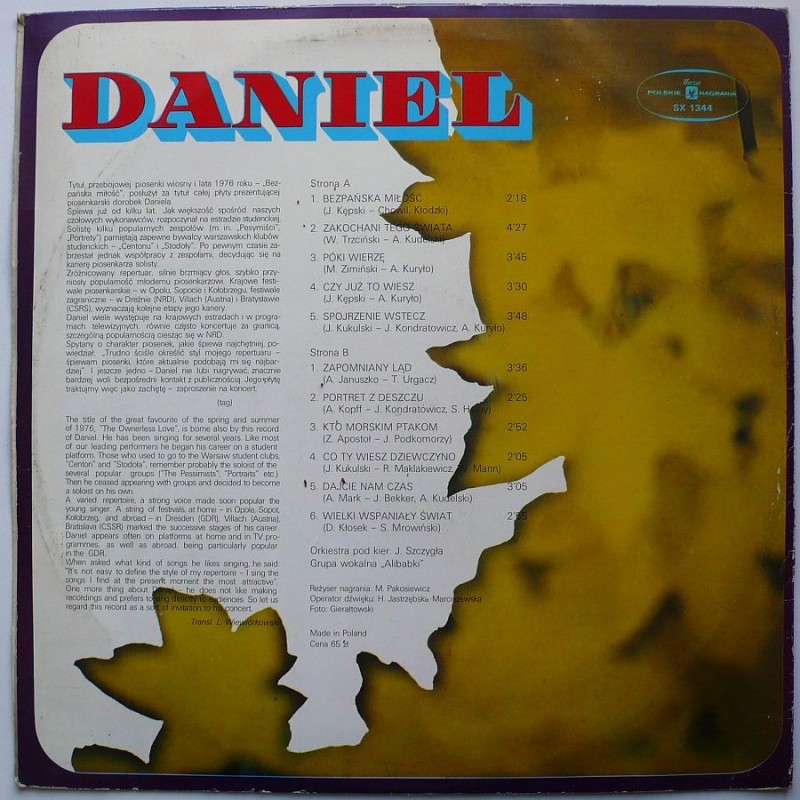 Daniel - Bezpańska miłość