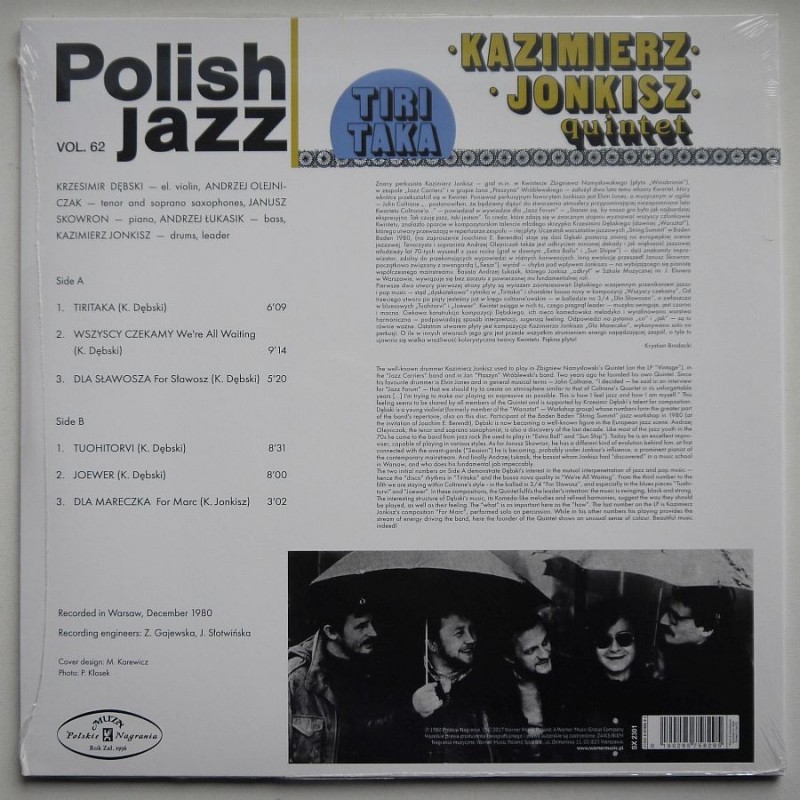 Kazimierz Jonkisz Quintet - Tiri taka (polish...