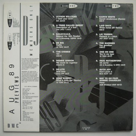 Składanka - August 89 – Previews