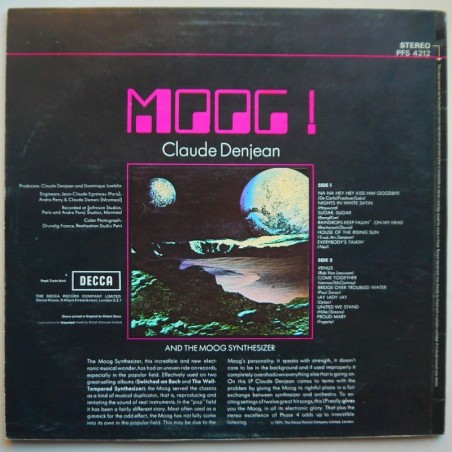 Claude Denjean - Moog! Claude Denjean And The Moog Synthesizer