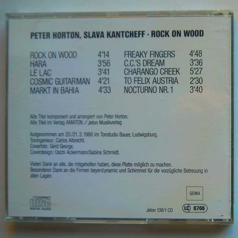 Peter Horton, Slava Kantcheff - Rock On Wood