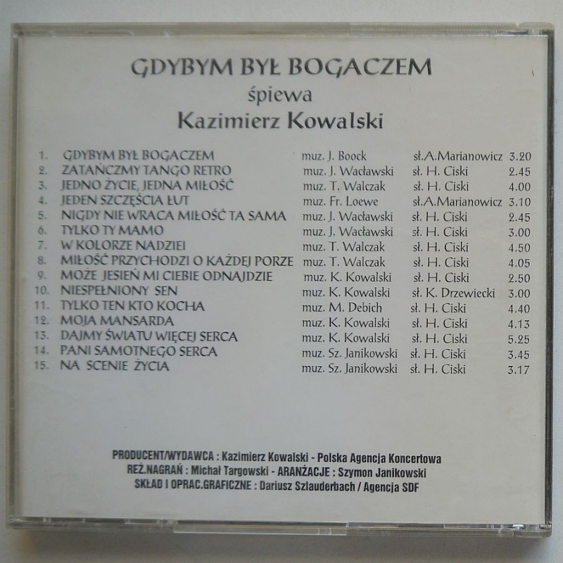 Kowalski Kazimierz - Gdybym był bogaczem
