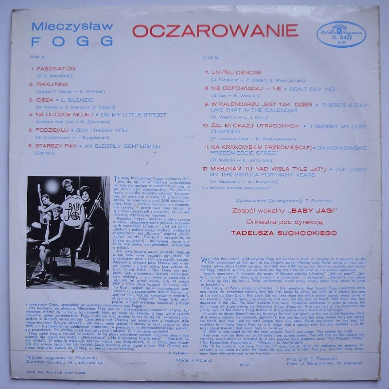 Fogg Mieczysław - Oczarowanie