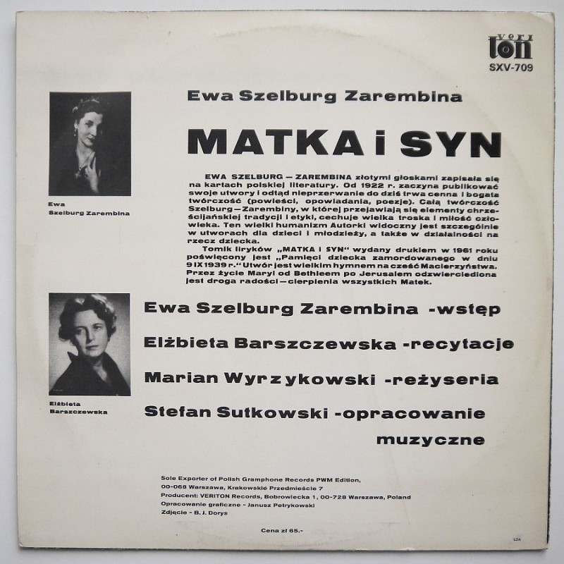 Ewa Szelburg Zarembina, Elżbieta Barszczewska -...