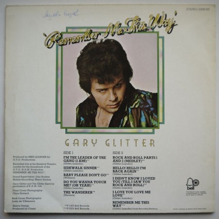 Gary Glitter - Remember Me This Way