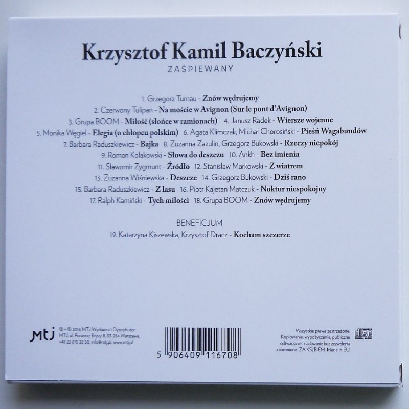 Składanka - Krzysztof Kamil Baczyński zaśpiewany