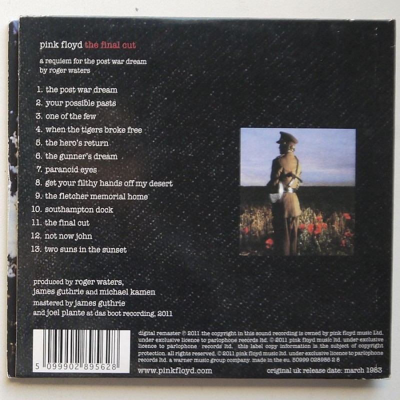 Pink Floyd - The Final Cut (digipack)