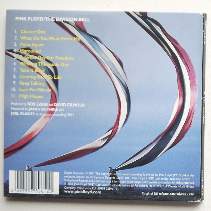 Pink Floyd - The Division Bell (digipack)