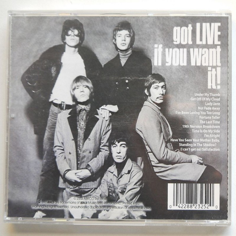 Rolling Stones, The - Got Live if You Want It!