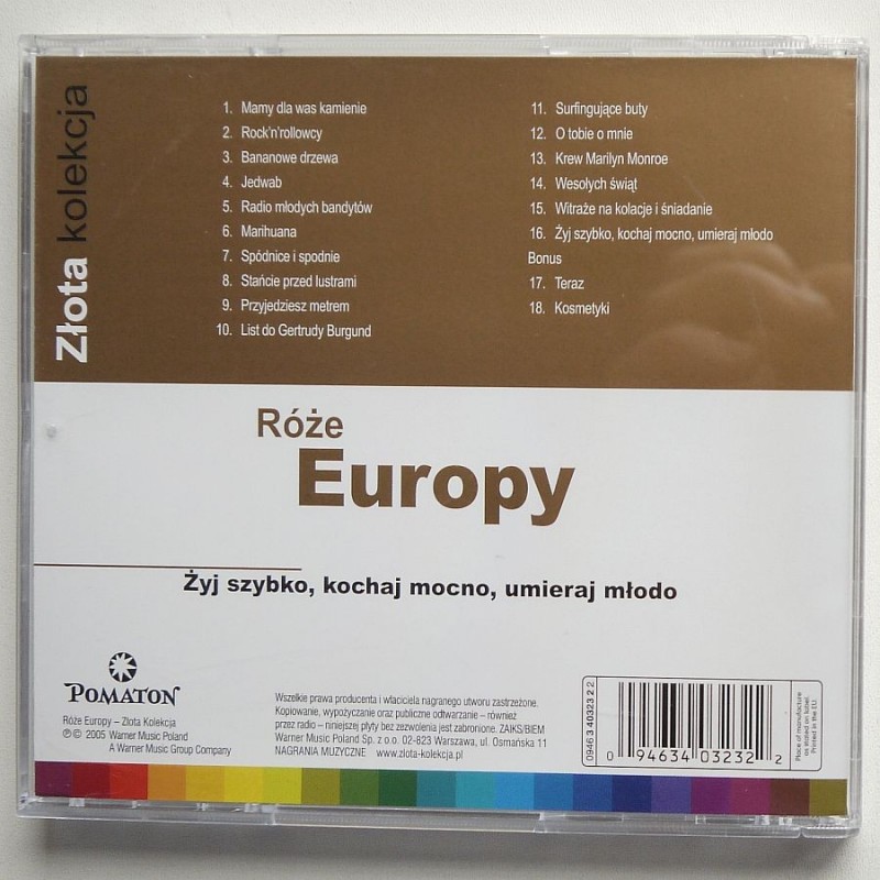 Róże Europy - Żyj szybko, kochaj mocno, umieraj...