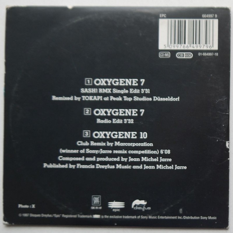 Jean Michel Jarre - Oxygene 7 (CDS)
